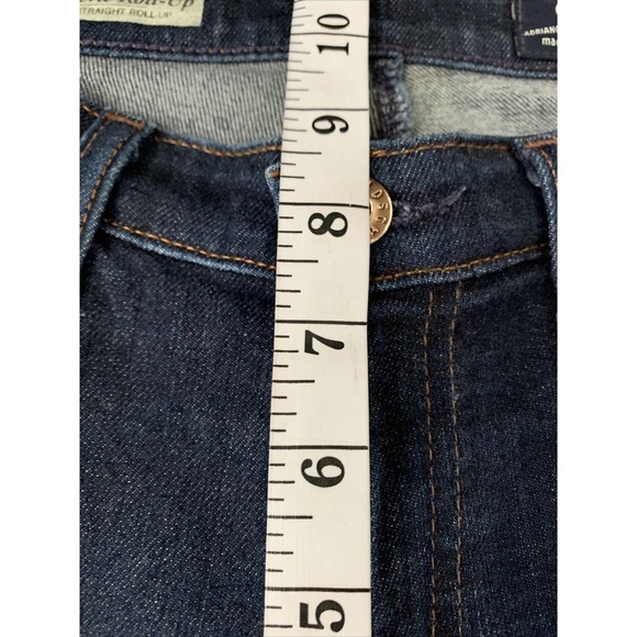 AG Adriano Goldschmied Size 29 Jeans The Stevie Roll Up Slim Straight (31x25) - Picture 7 of 9